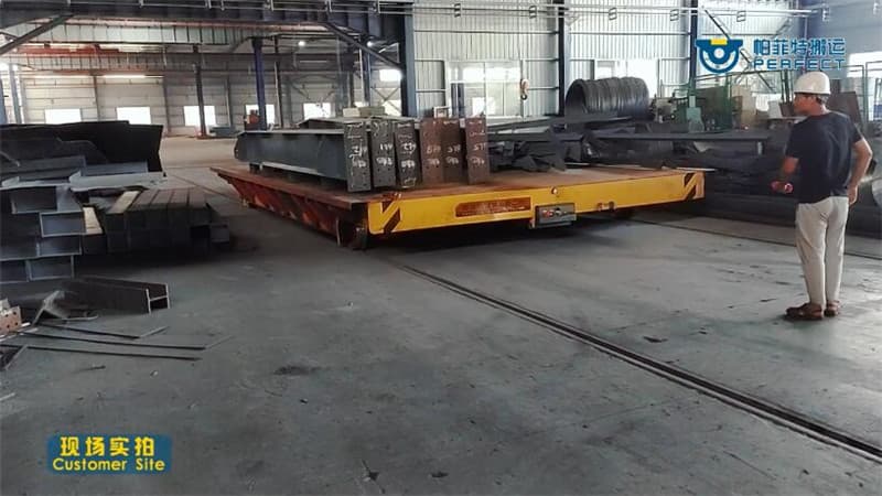 Motorized Die Cart For Steel Liquid 75 Tons
